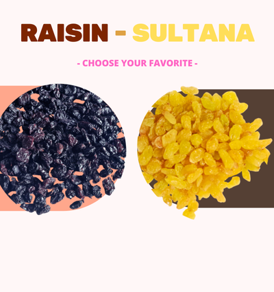 Raisin – Sultana Raisin vs Sultana
